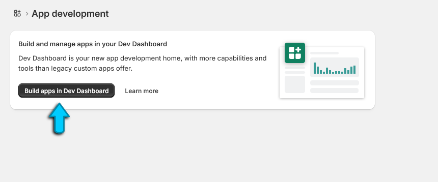 shopify button create app